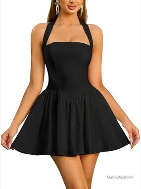 petite knee length dress Petite Knee-Length Party Dress: R&M Richard 6655P Pink/White / 4P main image 1